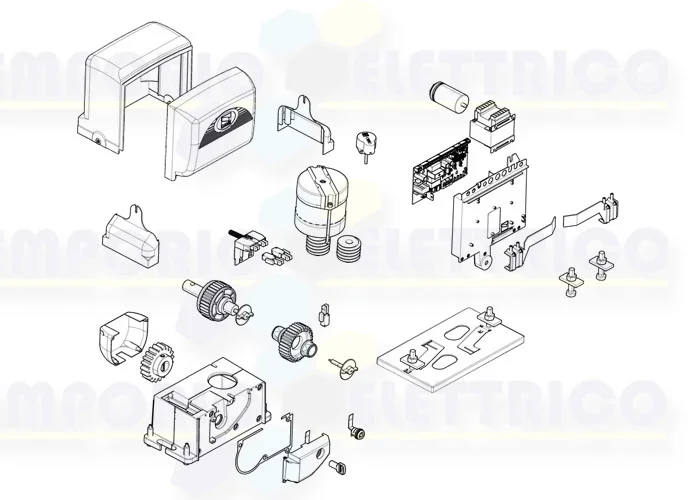 came pagina ricambi per motore bx-74 