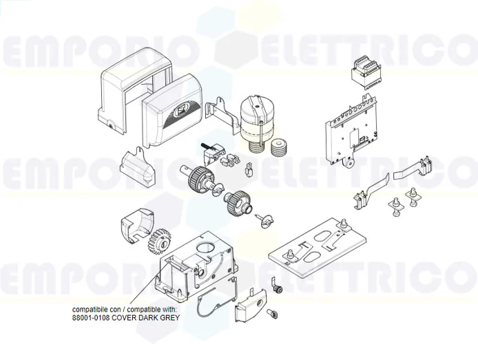 came pagina ricambi per motore bx-241