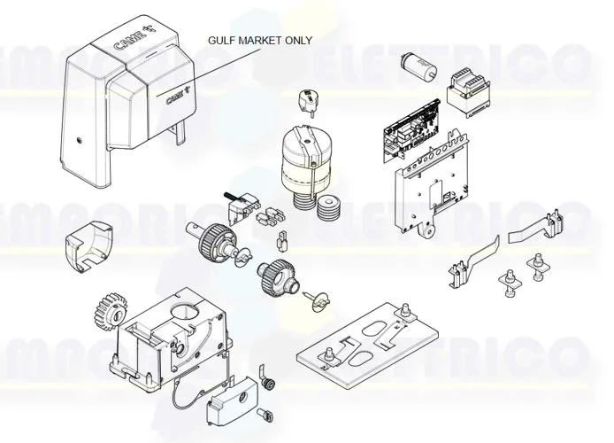 came pagina ricambi per motore bx708als 