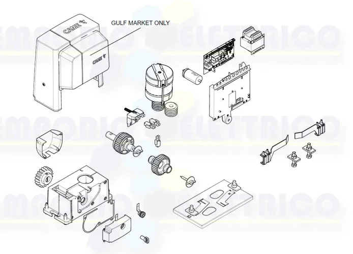 came pagina ricambi per motore bx608als 