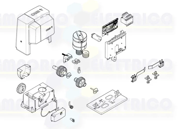 came pagina ricambi per motore bx608ags 