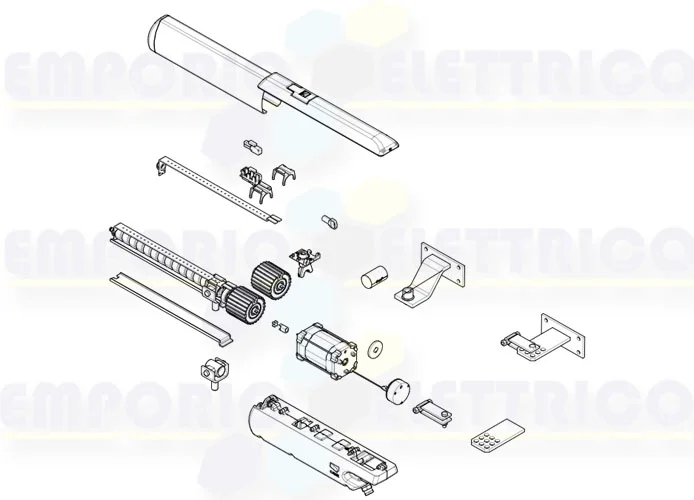 came pagina ricambi per motore 001a3000 a3000