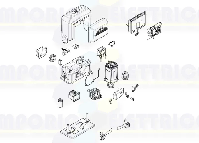 came pagina ricambi per motore bk-221 