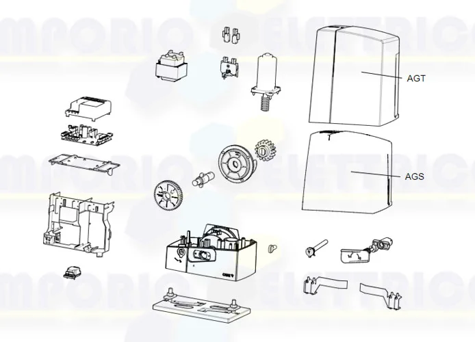 came pagina ricambi per motore bxv04agt 801ms-0170