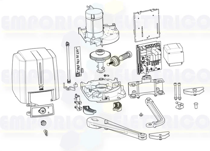 came pagina ricambi per motore 001fa4024cb fa4024cb