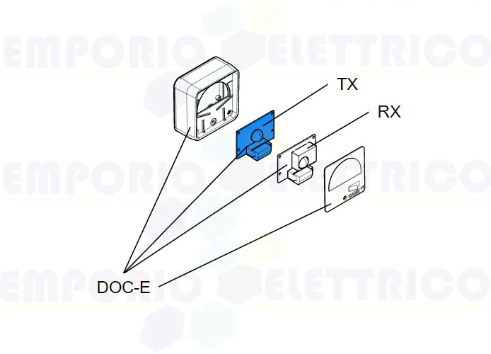 came ricambio scheda elettronica tx doc-e 119rir018