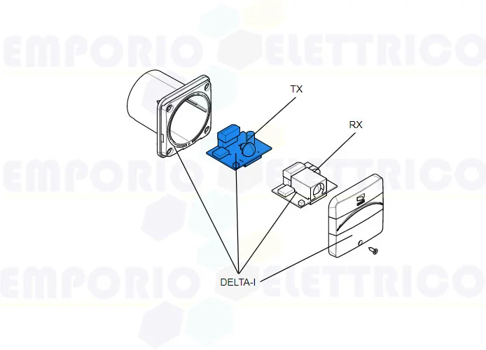 came ricambio scheda elettronica tx delta-i 119rir381