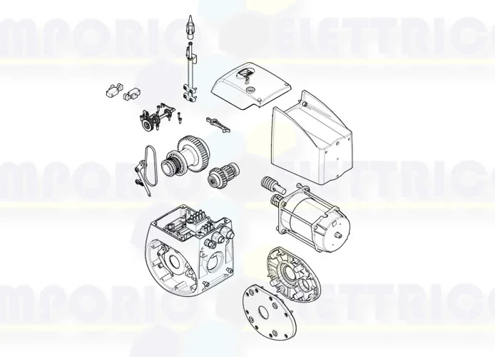 came pagina ricambi per motore 001c-bxt c-bxt 