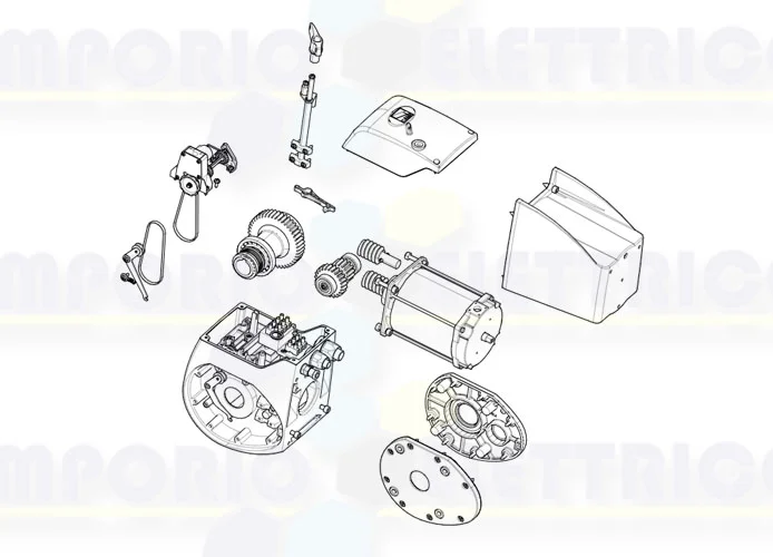 came pagina ricambi per motore 001c-bxe24 c-bxe24