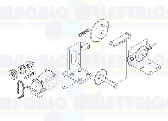 came pagina ricambi accessori per motore 001c-bx c-bx