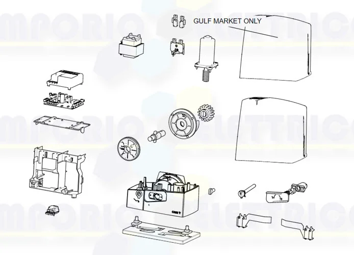 came pagina ricambi per motore bxv08als bxv08ags 801ms-0210