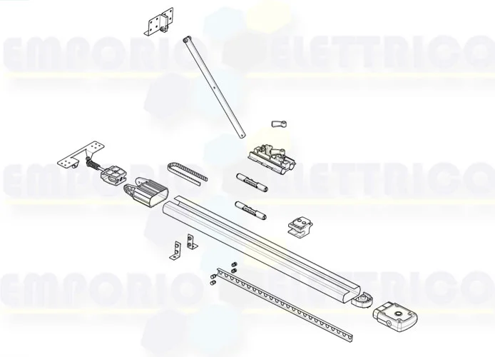 came pagina ricambi per guida a cinghia 001v0686 v0686