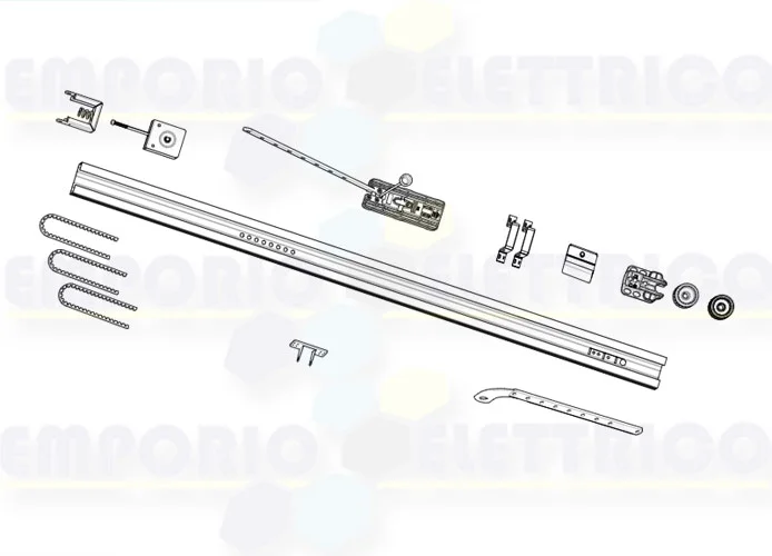 came pagina ricambi per guida a cinghia 001v06005 v06005