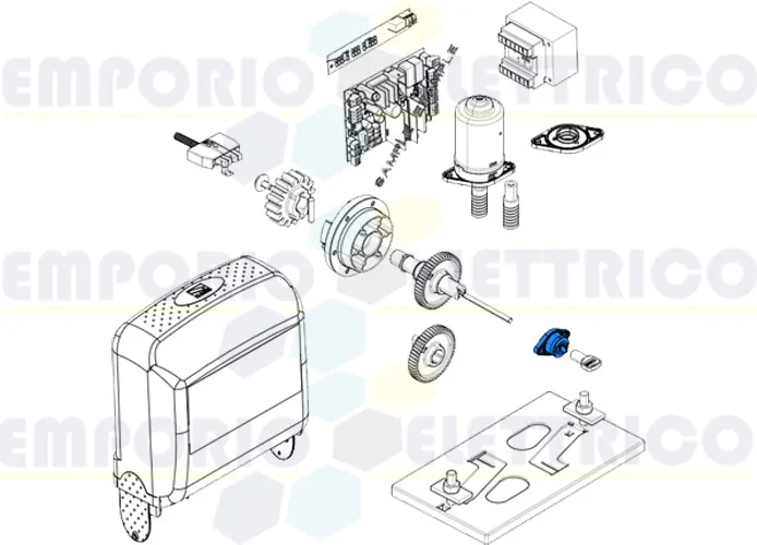 came ricambio gruppo sblocco bz 119ribz011