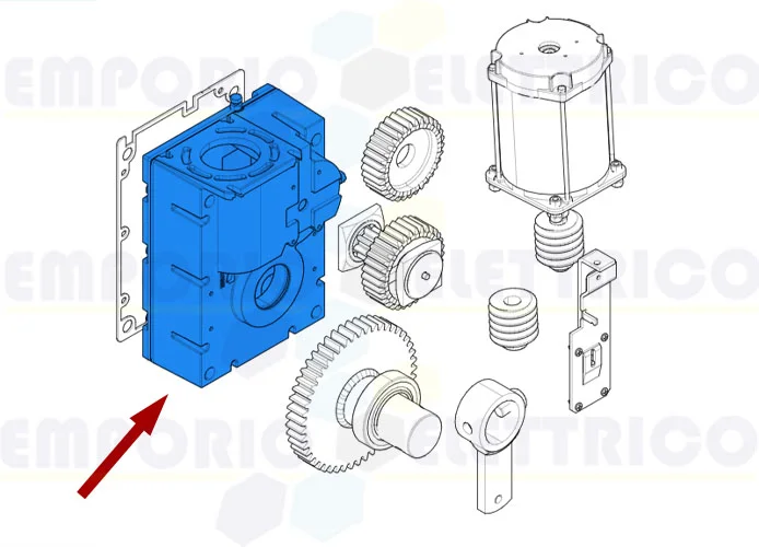 came ricambio cassa motoriduttore gard 119rig049