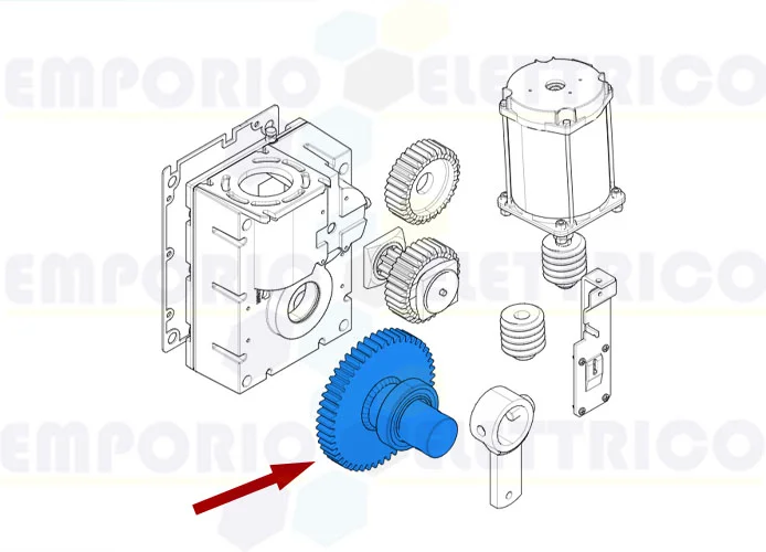 came ricambio albero lento g2500 g4000 119rig050 