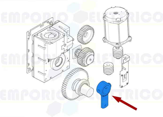 came ricambio braccio trasmissione g2500 119rig091