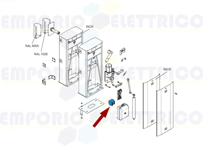 came ricambio trasformatore zl37 119rir111