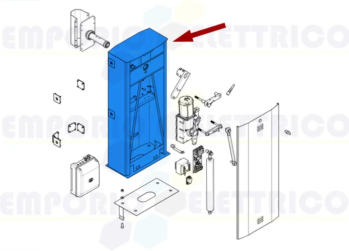 came ricambio armadio barriera g5000 88001-0189