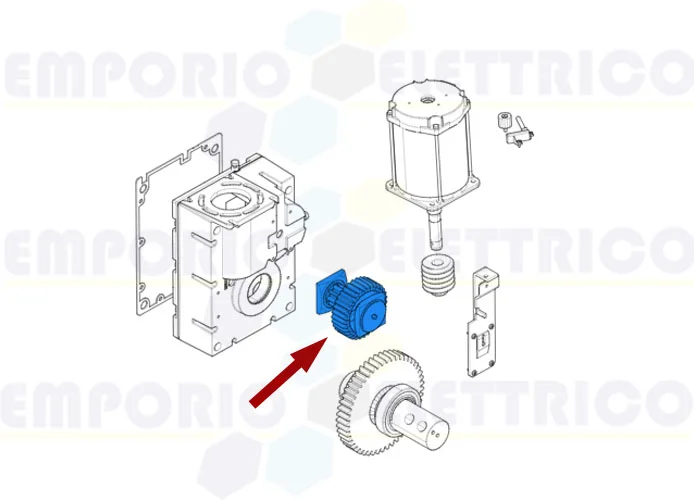 came ricambio gruppo prima riduzione g3000 119rig415