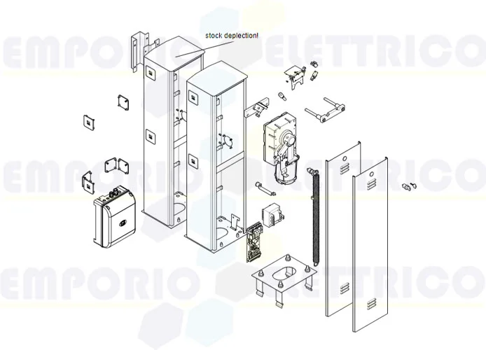 came pagina ricambi per barriere g2500-g2500n