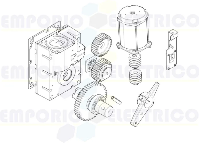 came pagina ricambi per barriere gearmotor-g3750