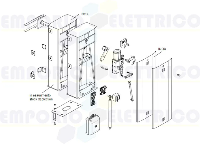 came pagina ricambi per barriere G6000