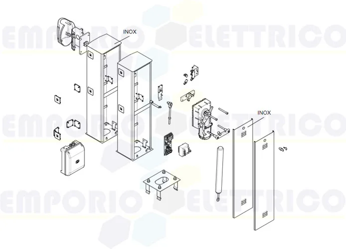 came pagina ricambi per barriere g3750-g3751 v.1 