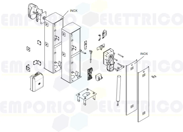 came pagina ricambi per barriere g3750-g3751 