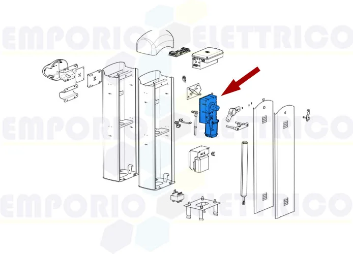 came ricambio motoriduttore g3000 119rig376