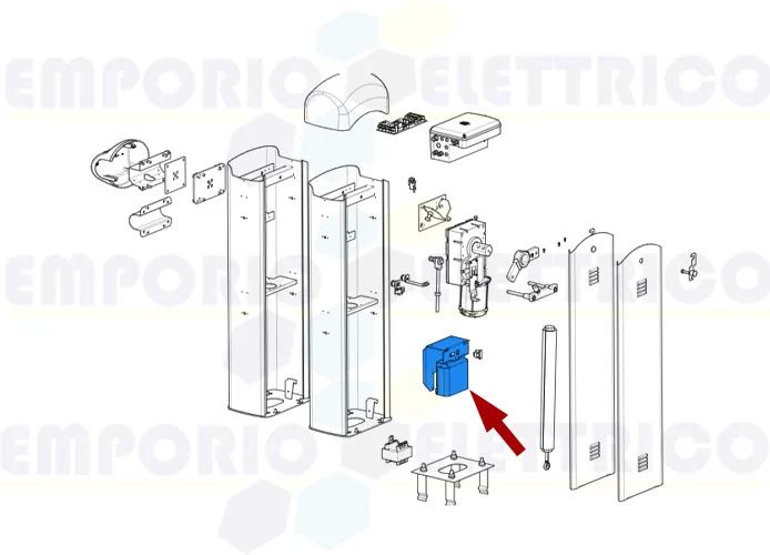 came ricambio gruppo coperchio trasformatore g3000 119rig426