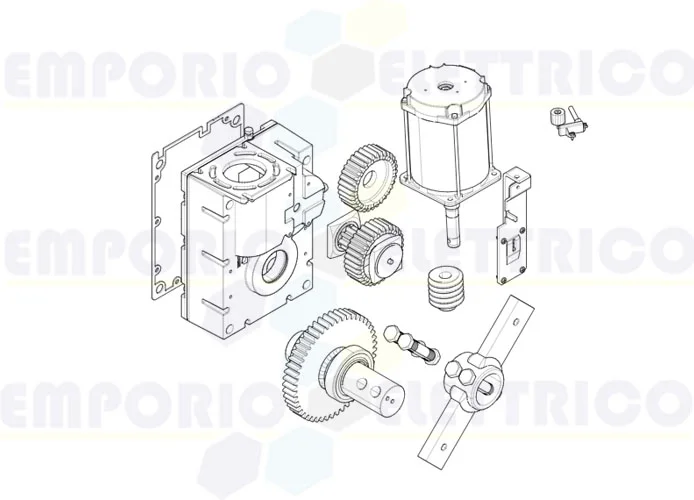 came pagina ricambi per barriere gearmotor-g4040e