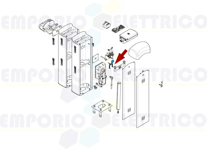 came ricambio leva azionamento finecorsa g4040z 119rig178