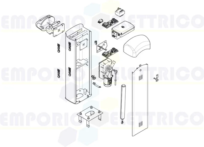 came pagina ricambi per barriere g4040ezt v.0 