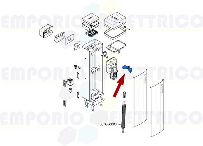 came ricambio braccio attacco molle gt4 88003-0085