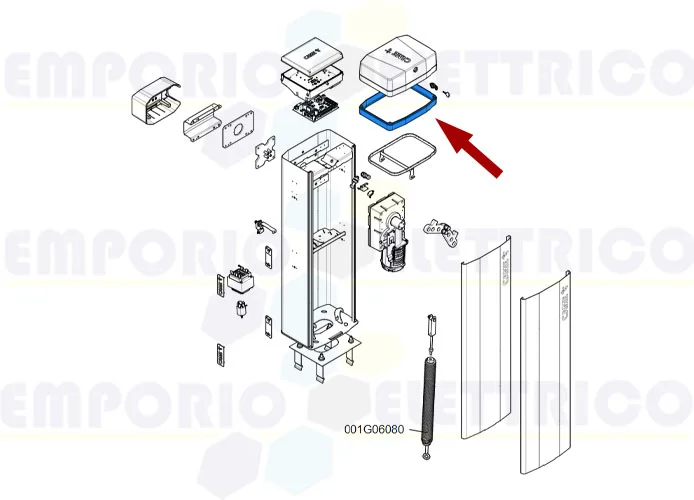 came ricambio corona illuminazione gt4 2pz 88003-0127