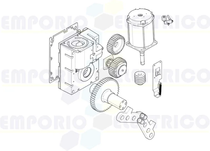 came pagina ricambi per barriere gearmotor-gt4