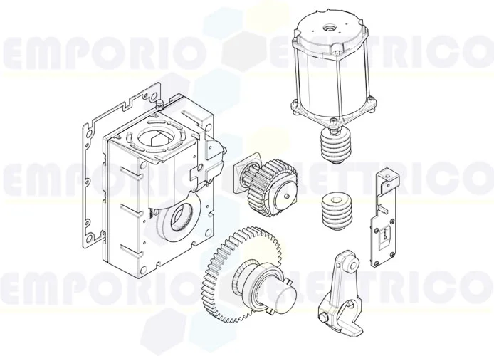 came pagina ricambi per barriere gearmotor-g2080z