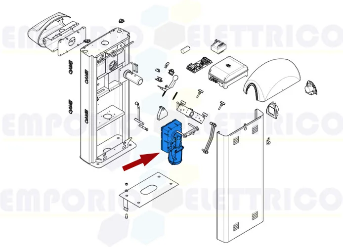 came ricambio motoriduttore gard 8 230v 119rig197