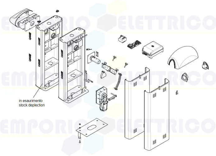 came pagina ricambi per barriere g2080e-g2080ie 