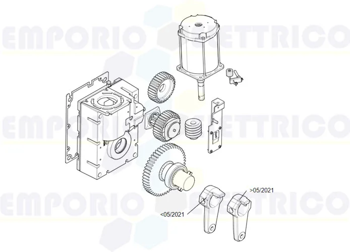 came pagina ricambi per barrieregearmotor-gt8 