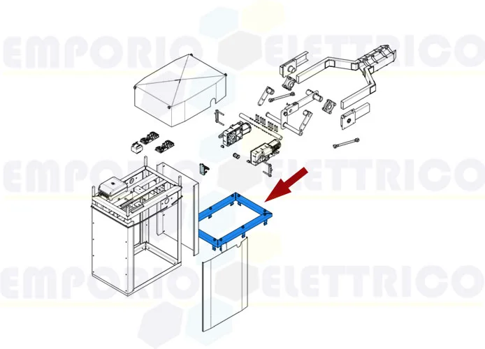 came ricambio base ancoraggio barriera g12000 119rig104