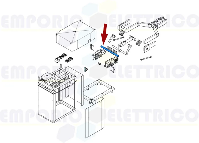 came ricambio albero movimentazione asta g12000 119rig113