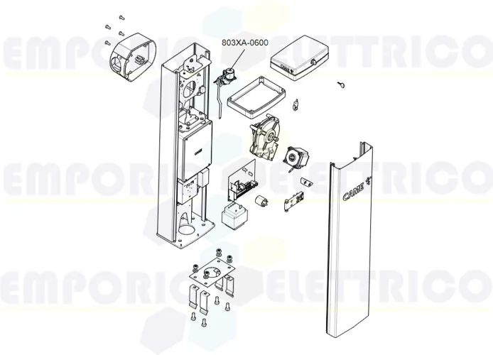 came pagina ricambi per barriere gpt40agl