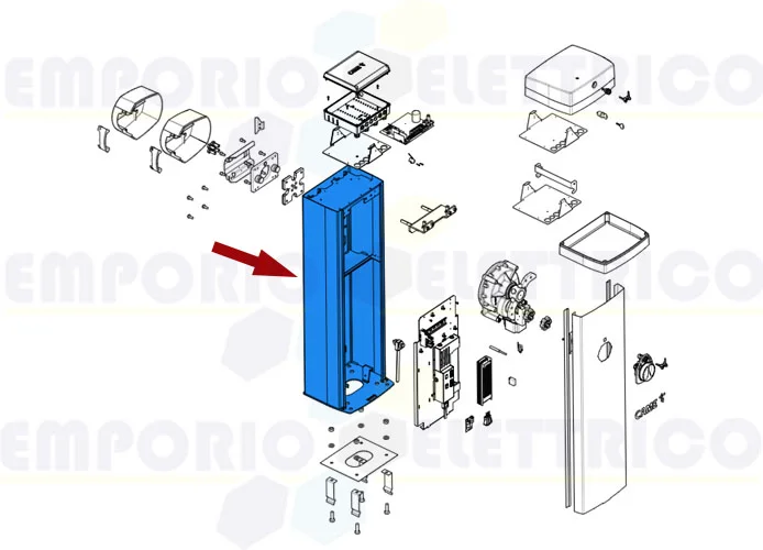 came ricambio armadio barriera gpx 88003-0092