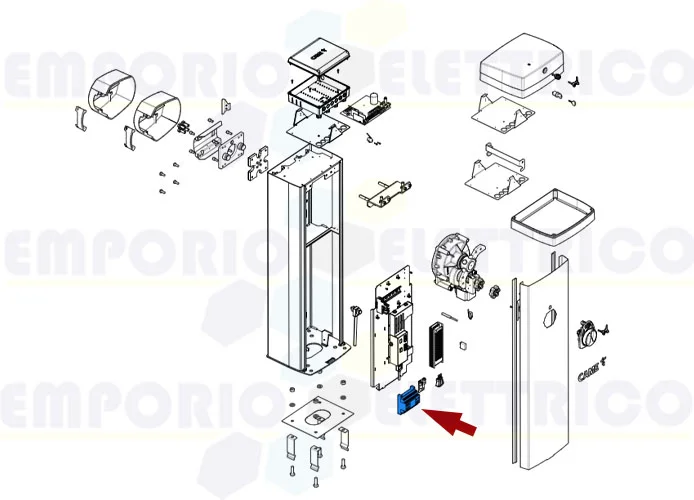 came ricambio modulo interfaccia io-rs485 24v dc 88003-0065