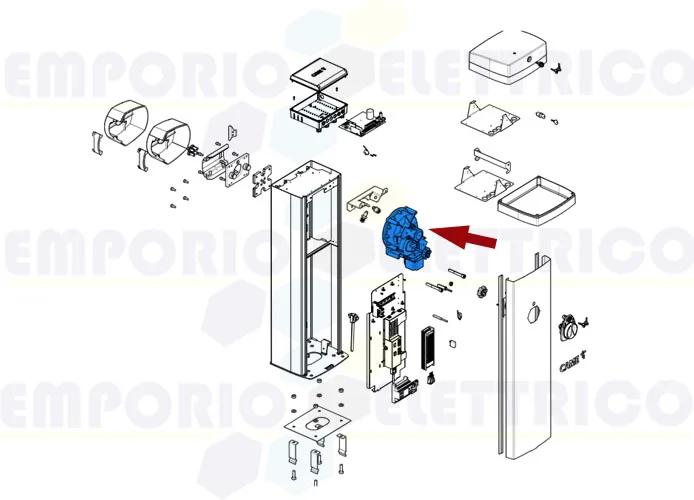 came ricambio motoriduttore barriera gpx40mgc 88003-0094