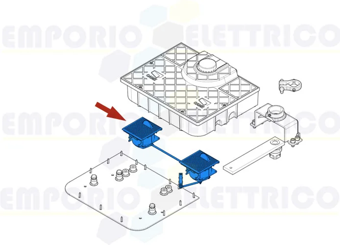 came ricambio gruppo sblocco frog-jc 88001-0258