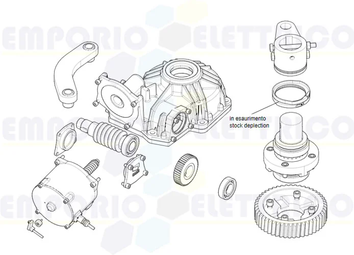 came pagina ricambi per motore frog-pm6