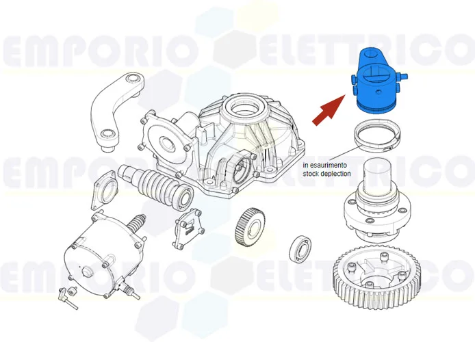 came ricambio braccio di trasmissione frog plus 119ria115